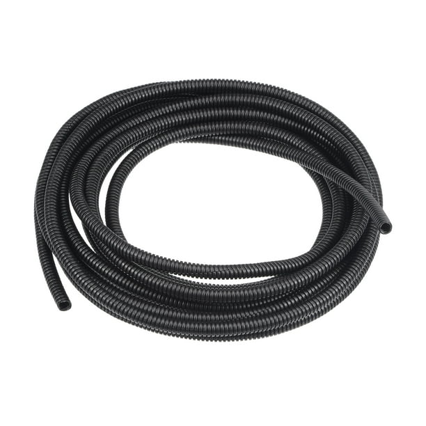 7 M 8 x 12 mm Plastic Flexible Corrugated Conduit Tube for Garden,Office Black 7 M 8 x 12 mm Plastic Flexible Corrugated Conduit Tube for Garden,Office Black